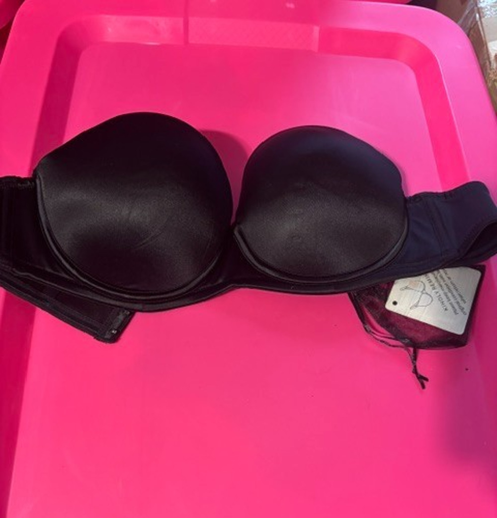 NWT HACI Women's Minimizer Strapless Bra Anti-Slip Underwire Bandeau, 34C